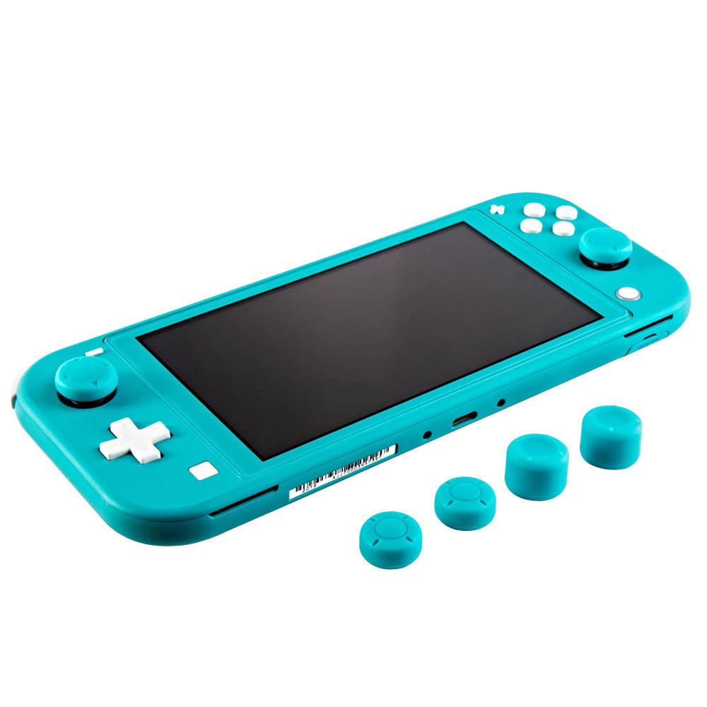 DOBE TNS-19180 Silicone Case with Tempered Film Rocker Cap Set for Nintendo Switch Lite Game Console - Yellow - Image 2