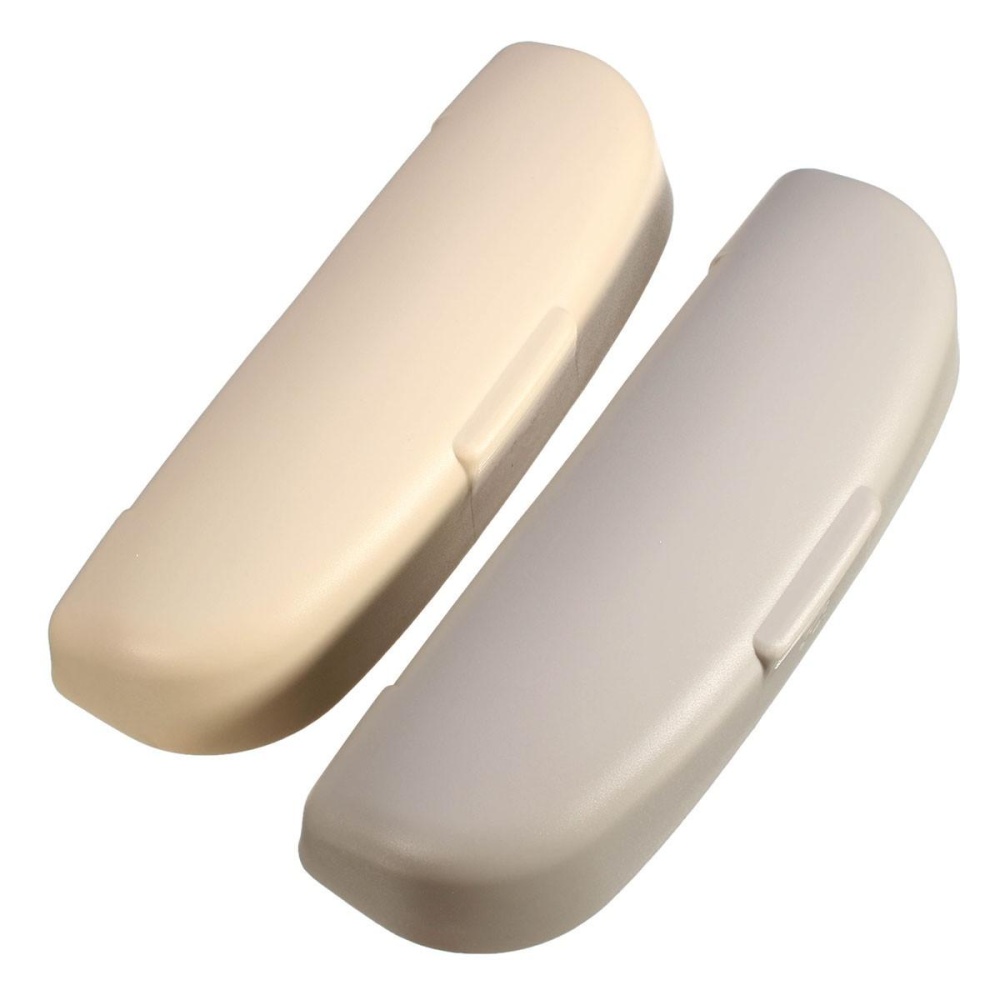 Glasses Case Holder Box Beige/Grey For Peugeot 206 207 208 2008 301 307 308 3008 408 508 4008 - Beige - Image 2