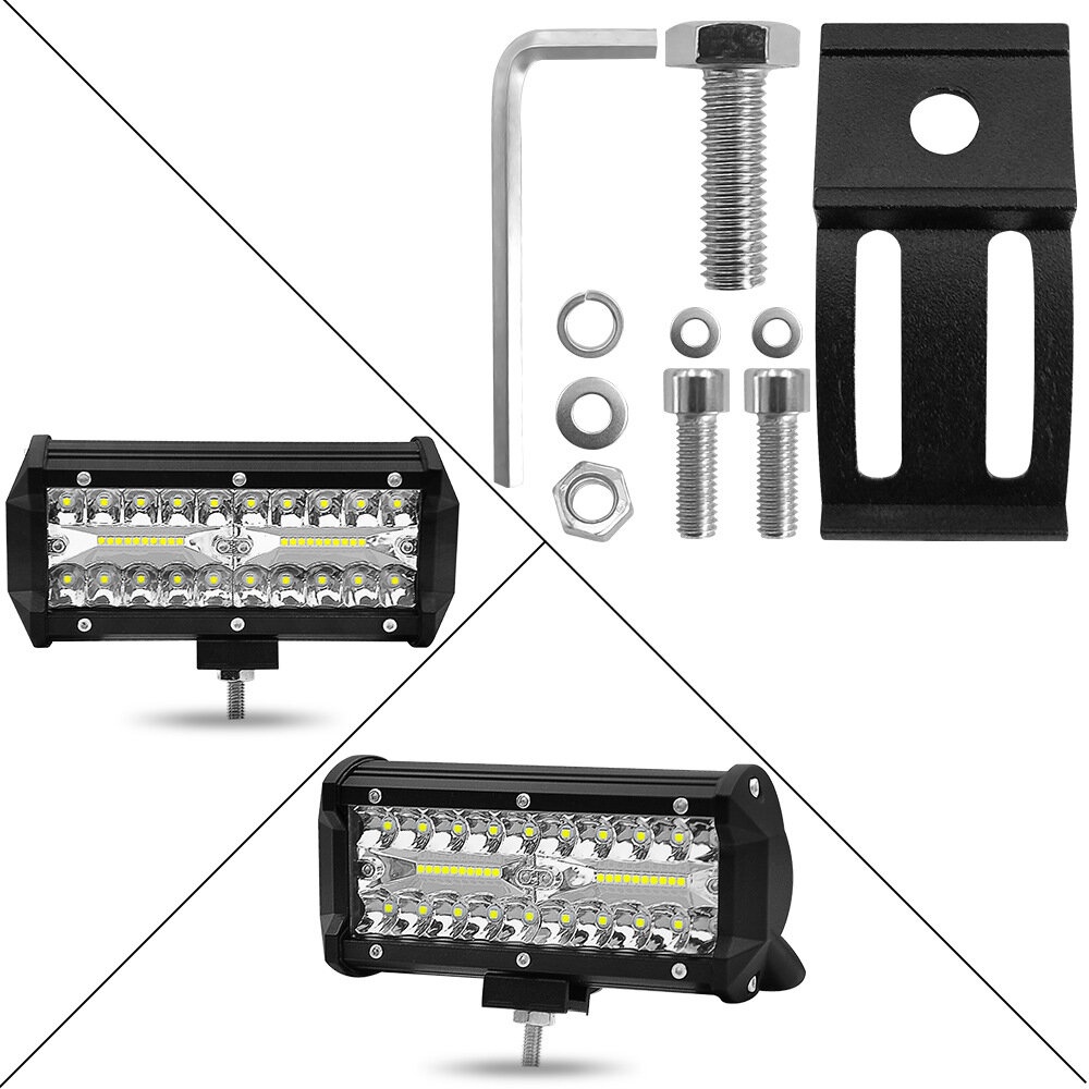 120W 7inch ROADSUN Off-road LED Ceiling Working Light Long Strip Lamp - Image 2