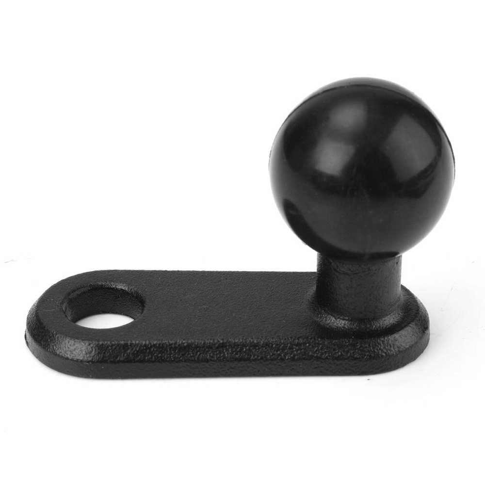 Black Mounts 2.25inch x 0.87inch Motorcycle Base With 11mm Hole and 1inch Ball - Image 2