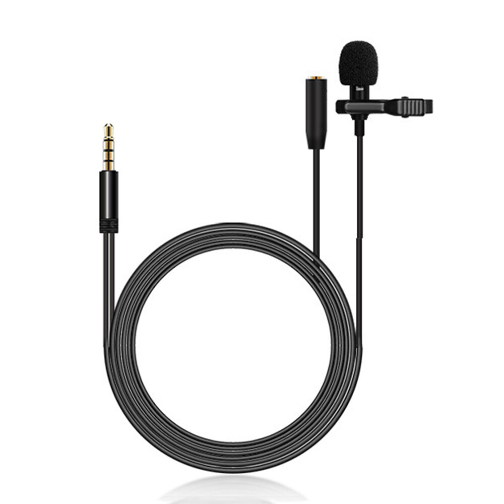 Bakeey E1 Wired Microphone Mini 3.5mm Type-C Microphone Lavalier Condenser Recording Vlogging Video Live Microphone for iPhone Huawei - 3.5mm - Image 2