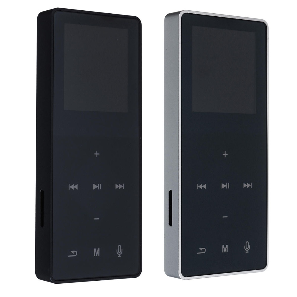 SD JS-03 1.8 Inch 8GB HIFI Lossless Touch Button FM Radio Record MP3 Music Player - Silver