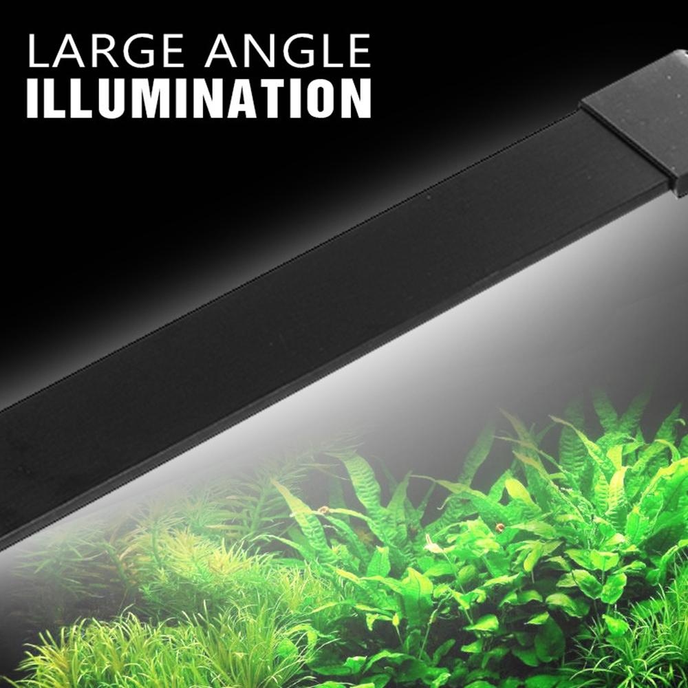 24W 85cm Blue & White LED Adjustable Aquarium Fish Tank Lamp Super Slim Clip On Light - EU Plug - Image 2