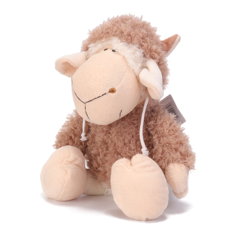 14 Inch Dolly Sheep Stuffed Animal Plush Toys Doll for Kids Baby  Birthday Gifts - Orange - Image 2