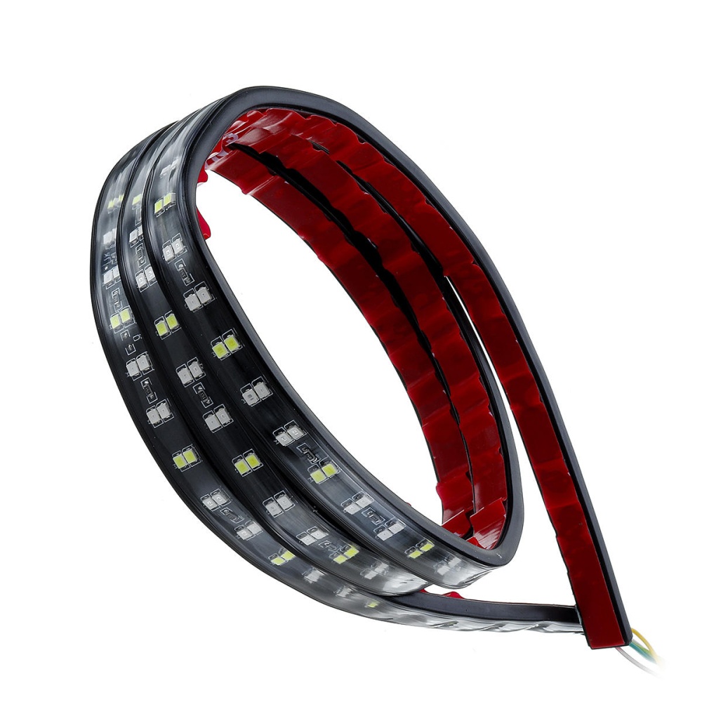 48Inch Double Row LED Tailgate Light Bar Strip Reverse Stop Turn Red/ White for Truck SUV - Image 2