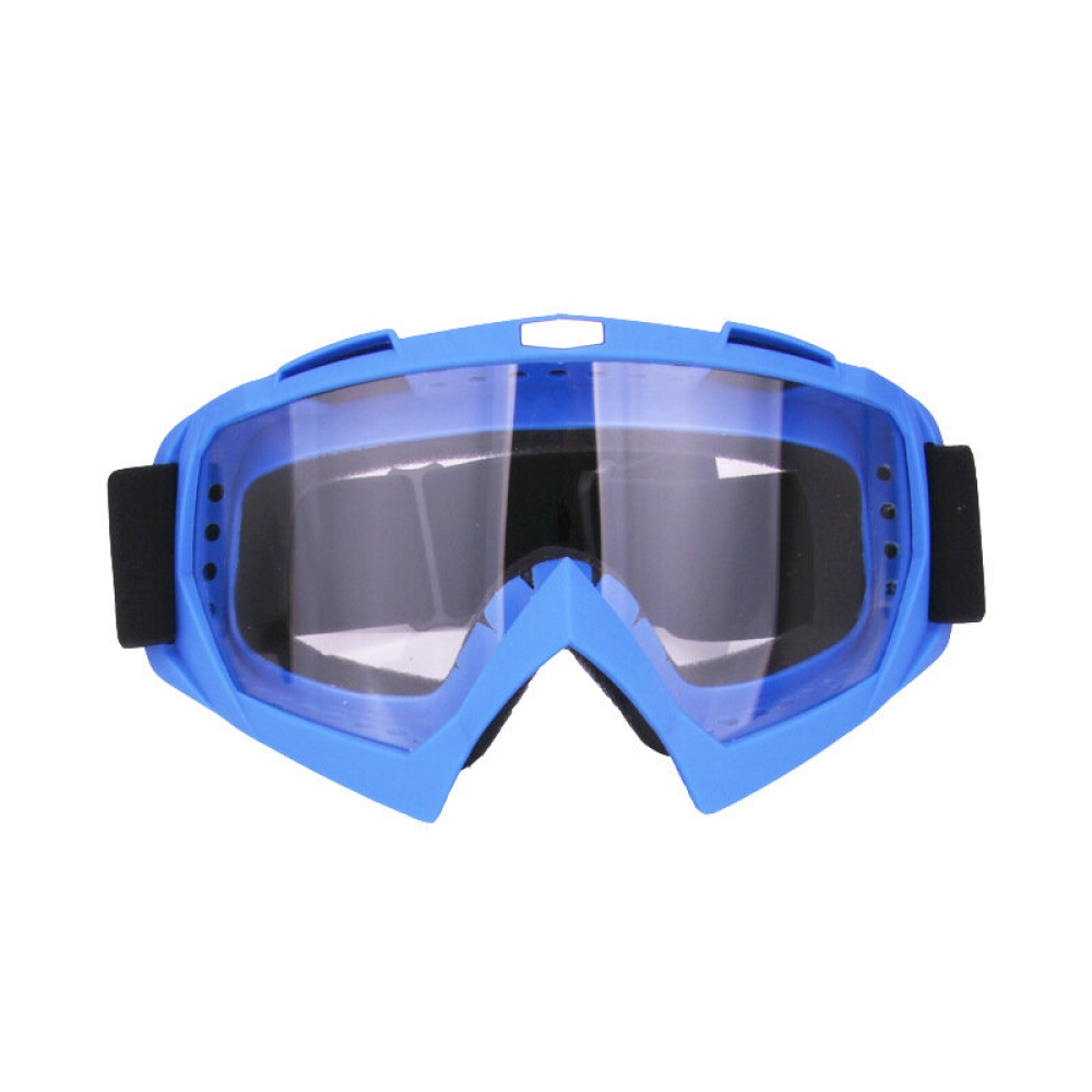 Skiing Goggles Snowboard Ski Eyewear Anti-UV Glasses For Motorcycle Motocross Transparent Lens - Black - Image 2