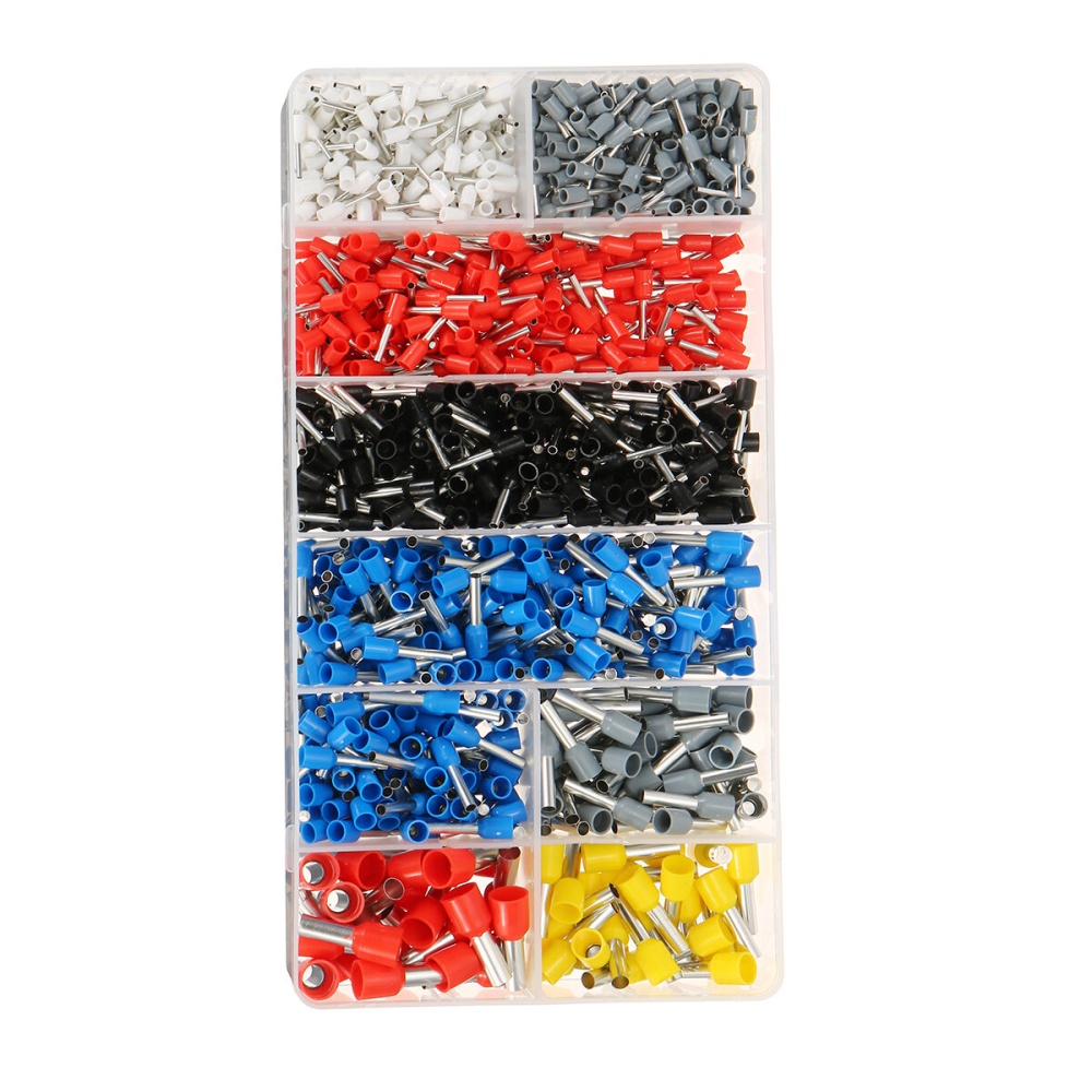 1200PCS 2.8/4.8/6.3mm Female/Male Spade Connectors Wire Terminals Crimp Connector Cold Pressed Hand Tool Sets - Image 2