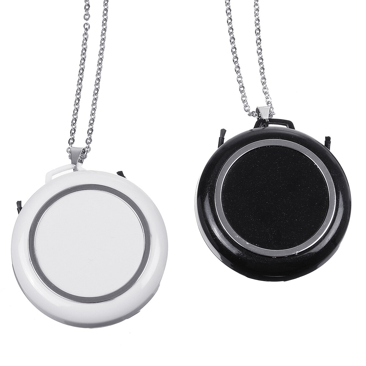 Mini USB Air Cleaner Negative Lon Generator Anion Portable Wearable Air Purifier Lonizer for PM2.5 Dust Pollen Mite Smoke Ozone - Black - Image 2