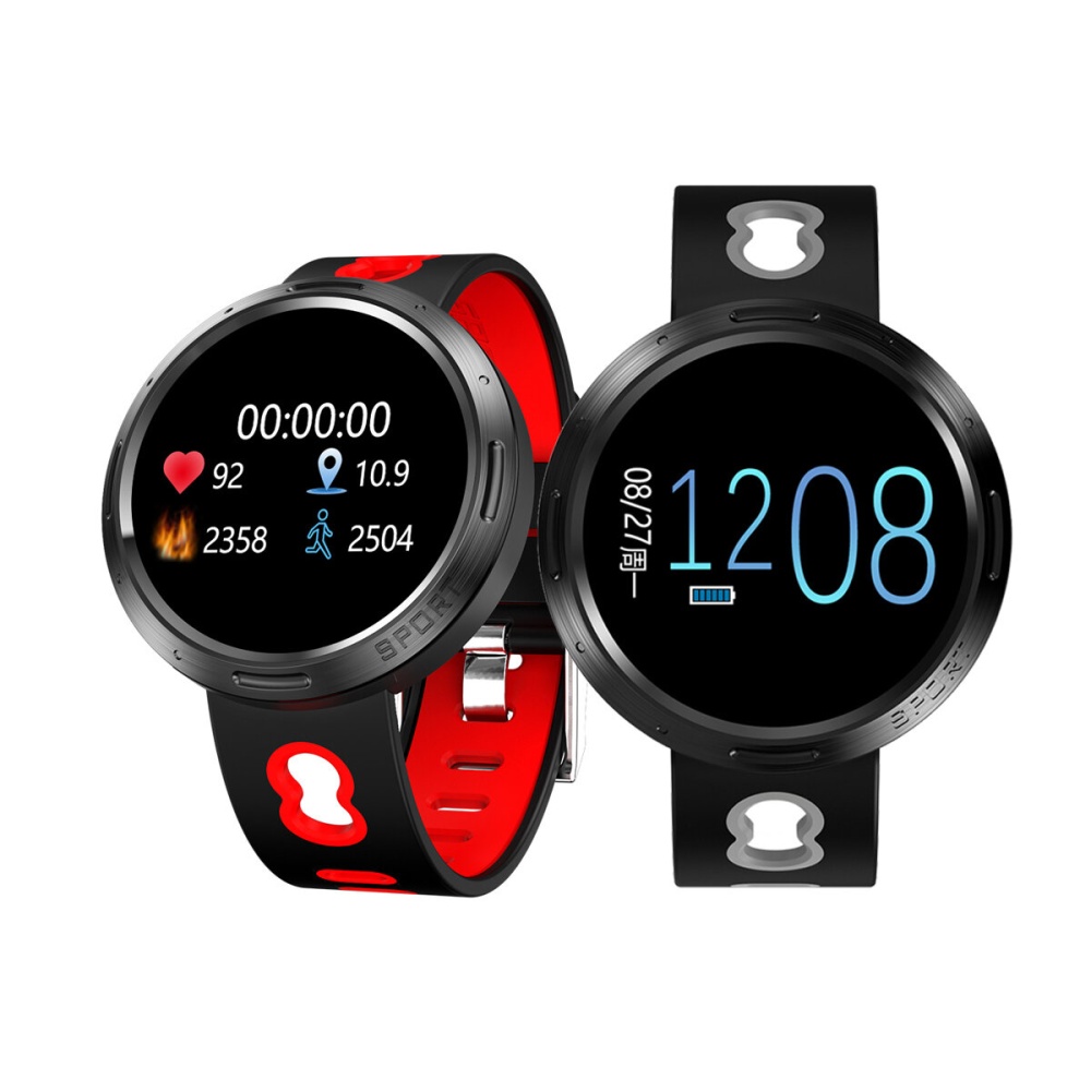 Bakeey M58 Stainless Steel Shell IP68 Waterproof Heart Rate Blood Pressure Monitor Smart Watch - Green