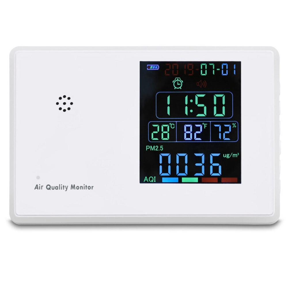 Bakeey PM 2.5 Formaldehyde Detector Digital HCHO TVOC Air Quality Analysis Tester Home Smog Meter PM2.5 PM1.0 PM10 Sensor Monitor - Image 2