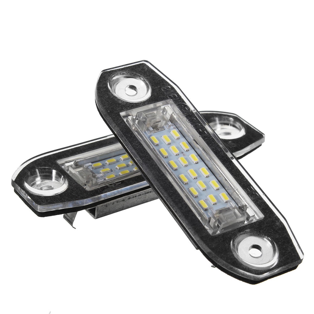 2x LED Licence Number Plate Light For Volvo C70 S40 S60 V50 V60 V70 XC60 XC90 - Image 2