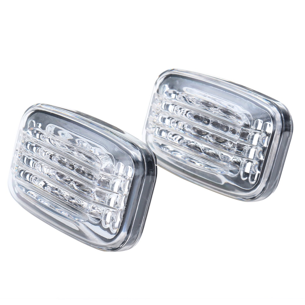 2PCS LED Side Marker Turn Signal Light For Toyota Land Cruiser 70 80 100 AU - Black - Image 2