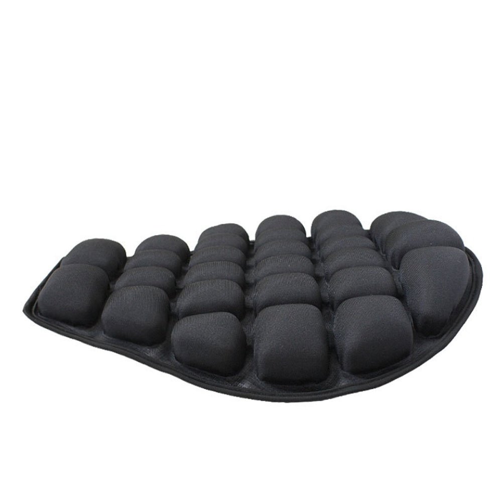 Motorcycle Air Seat Cushion Pressure Relief Ride Cover Black For Harley - Image 2