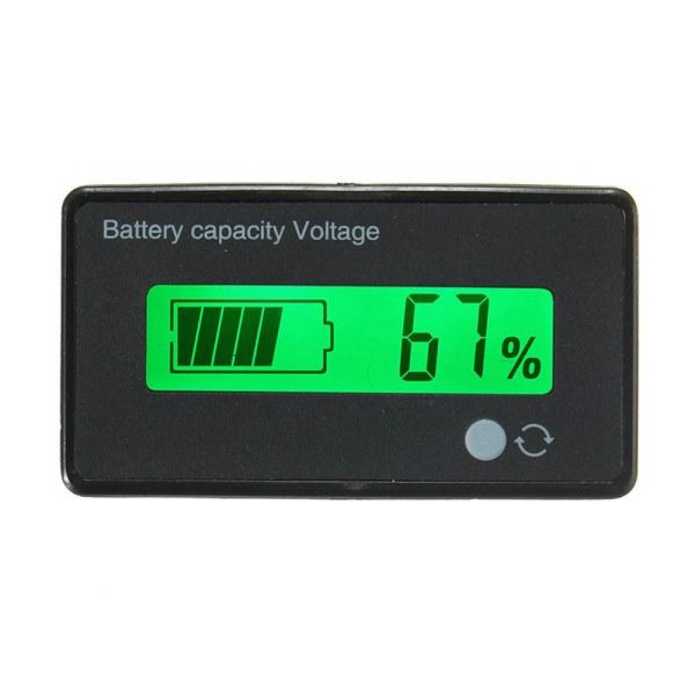 3Pcs 12V/24V/36V/48V 8-70V LCD Acid Lead Lithium Battery Capacity Indicator Digital Voltmeter - Image 2