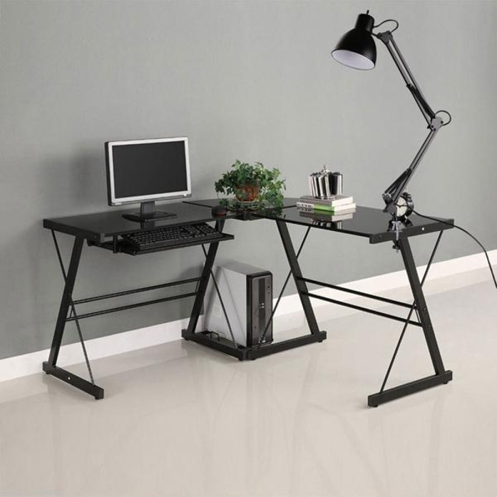 Flexible Swing Arm Clamp Mount Lamp Office Studio Home E27/E26 Table Black Desk Light AC85-265V - Image 2