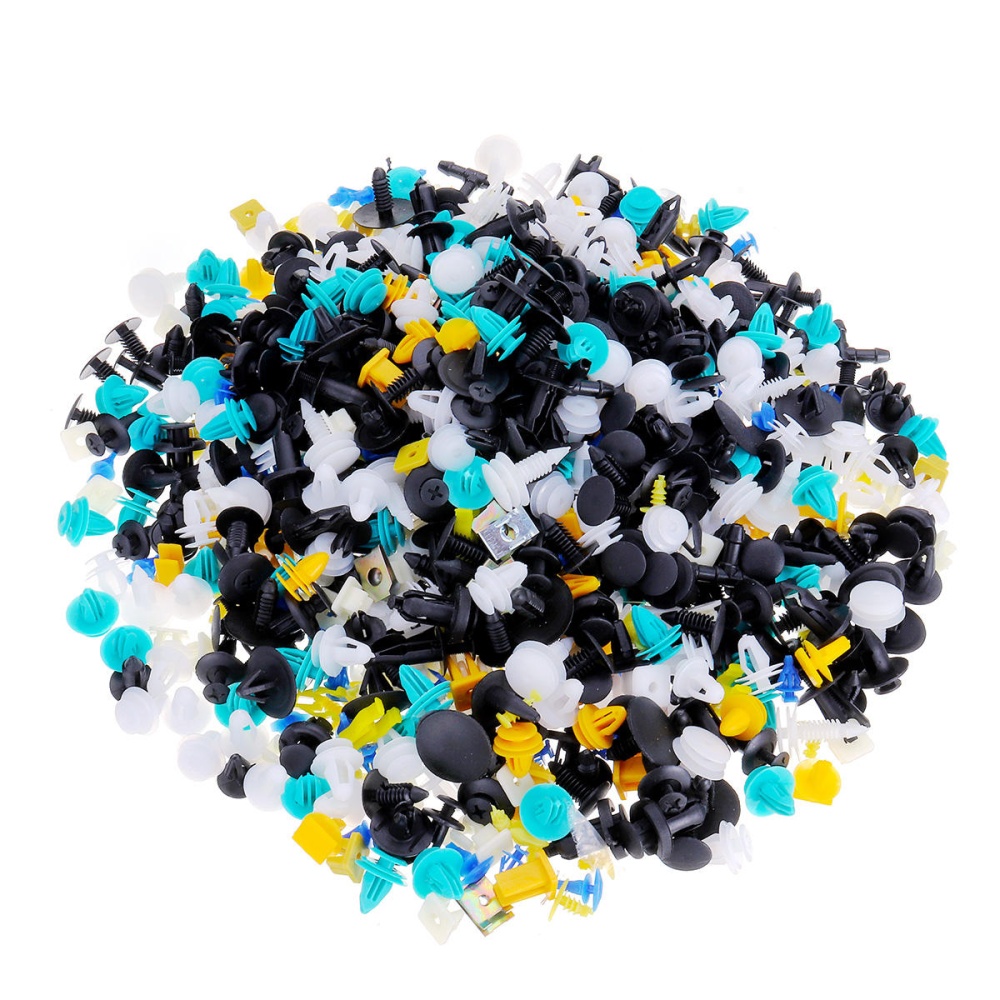 Fastener Clips Rivet Retainer Push Engine Cover 800/1000PCS for Car Bumper Fender Door Trim Panel - 800pcs