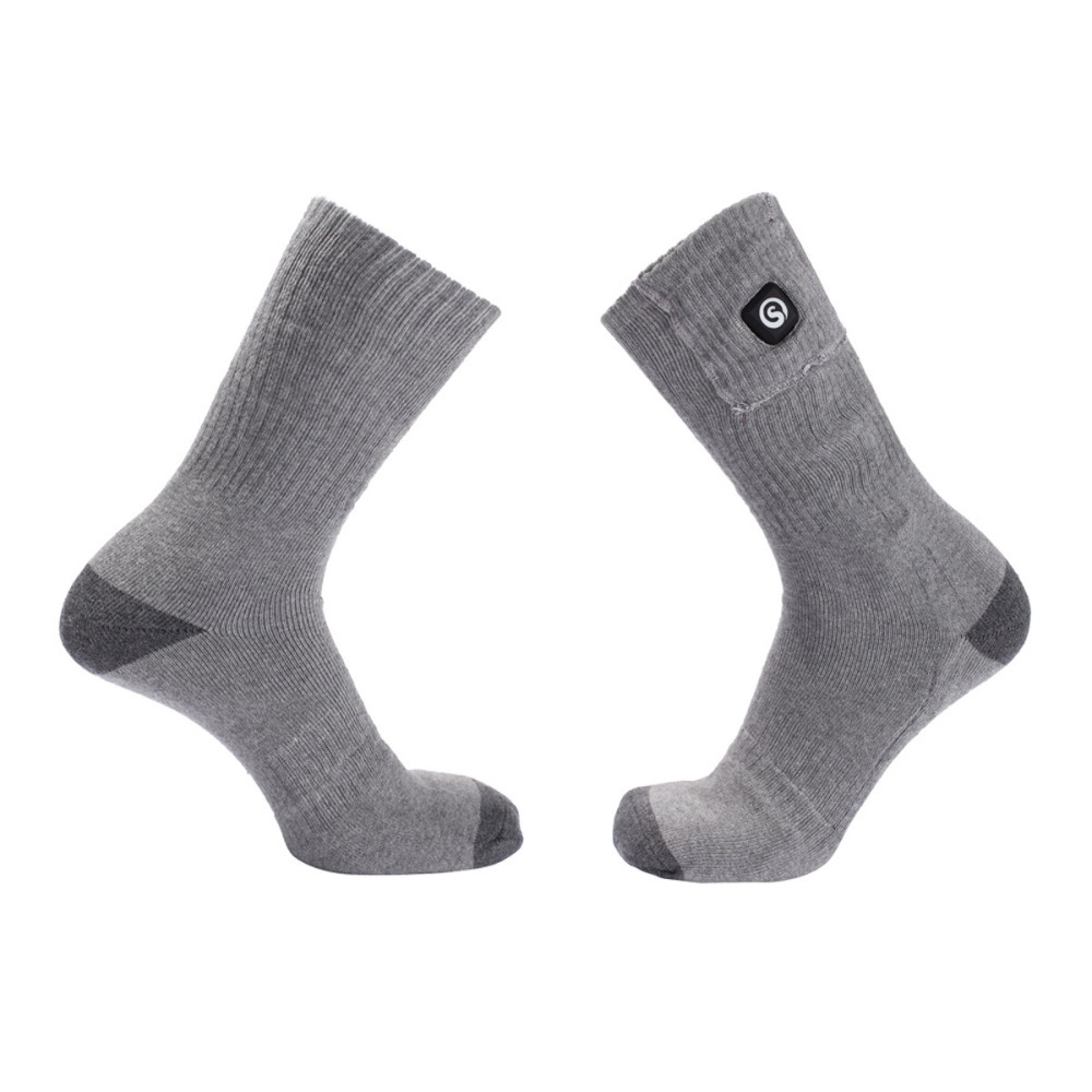 SAVIOR 7.4V 2200mAh Electric Heated Socks Feet Warmer - Black S - Image 2