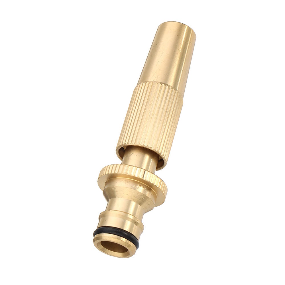 1/2'' Universal Adjustable Copper Straight Nozzle Connector Garden Water Hose Repair Quick Connect Irrigation Pipe Fittings Car Wash Adapter - Image 2