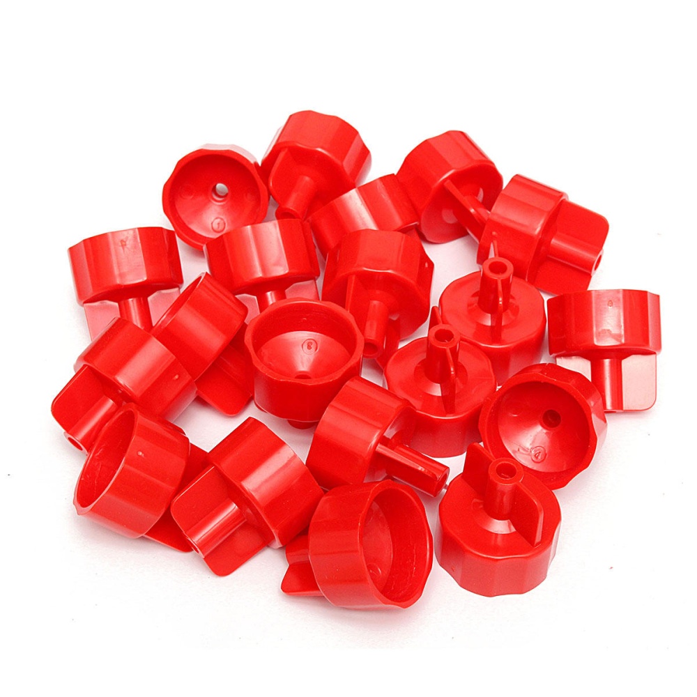 50 Pcs Flat Tile Ceramic Leveling System Kit Floor Wall Spacer Strap Tools Tile Spacers - B - Image 2