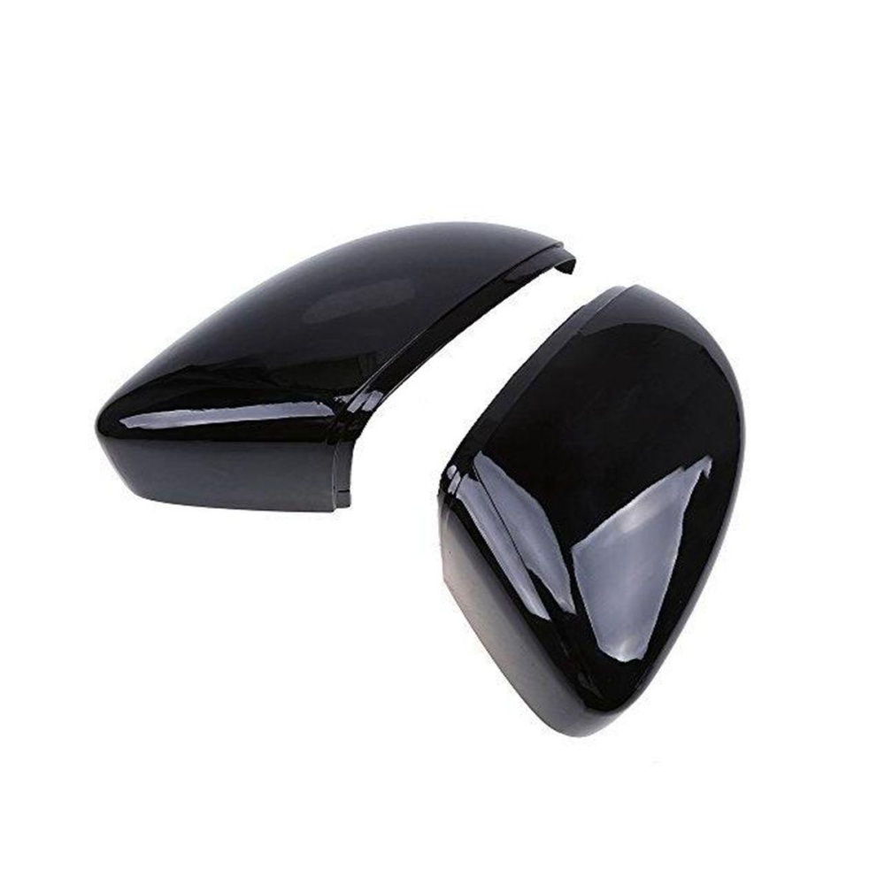 2 Pcs Rear View Wing Mirror Covers Caps For VW Beetle CC Eos Passat Jetta Scirocco - Image 2