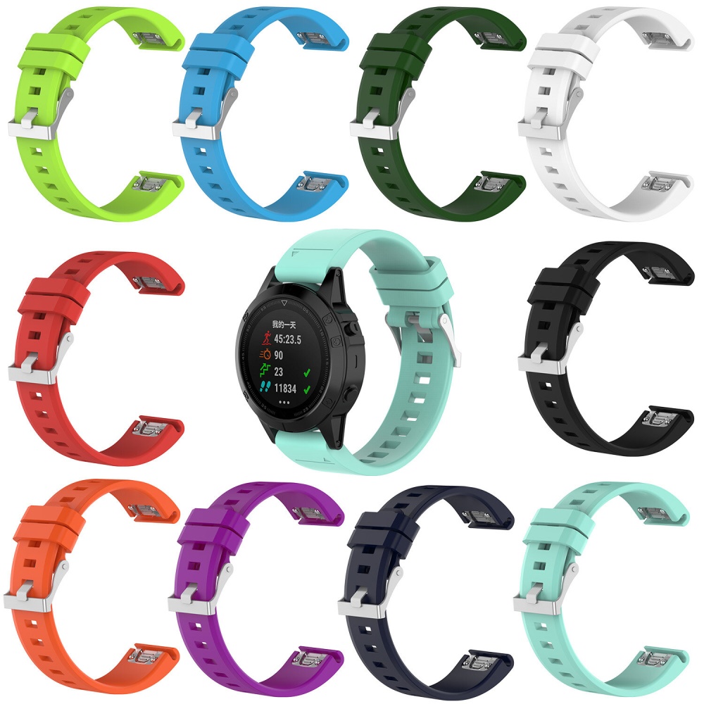 Bakeey Smooth Multi-color Replacement Strap For Garmin Fenix 5/Forerunner 935 - NO.1 - Image 2