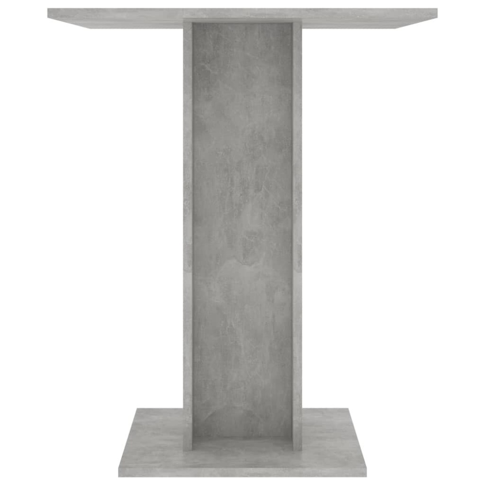 Bistro Table Concrete Gray 23.6"x23.6"x29.5" Chipboard - Image 2