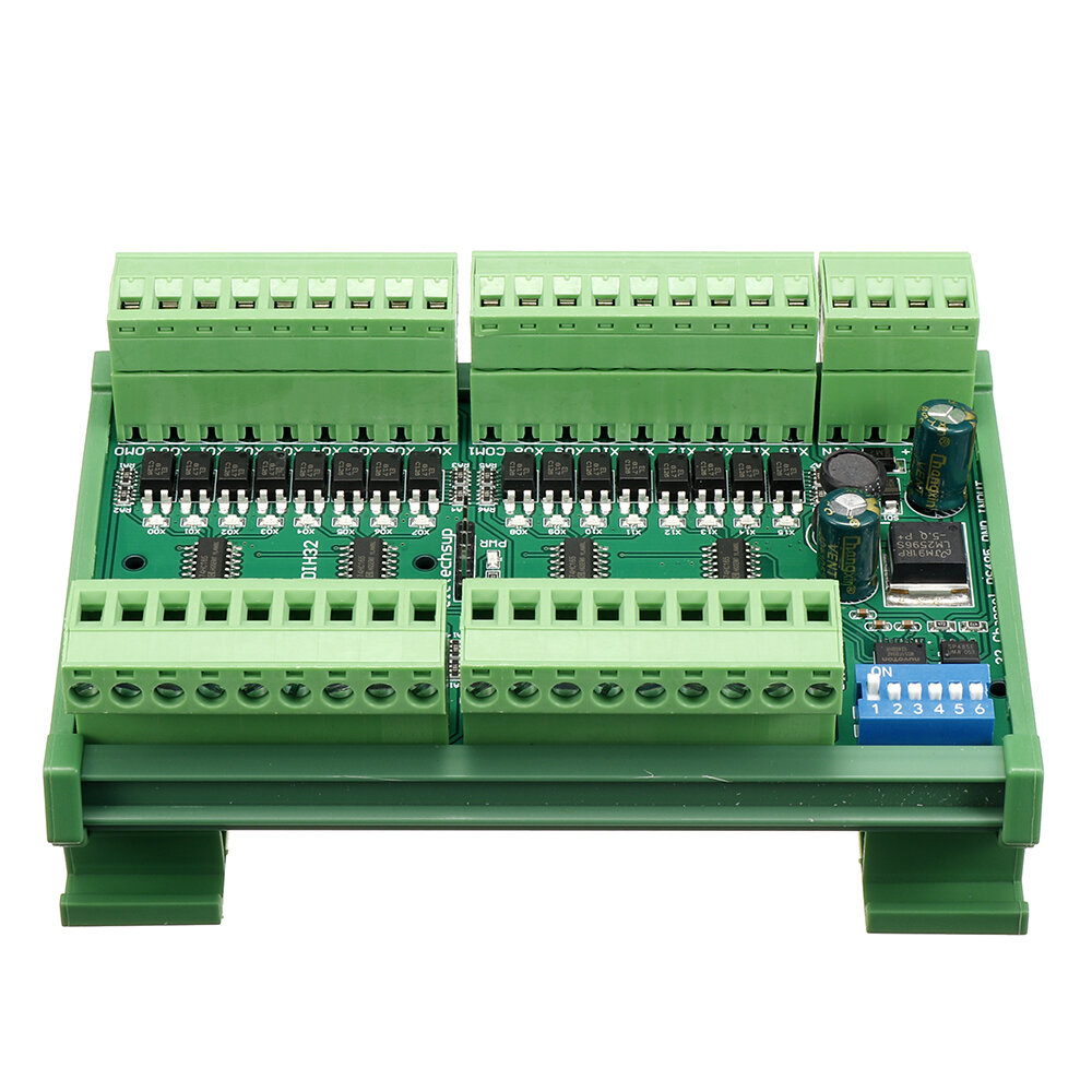 DC 12V 24V 32CH Optically Isolated Input PNP NPN Switch Digital Collector RS485 Modbus RTU Module - PNP Only Board - Image 2