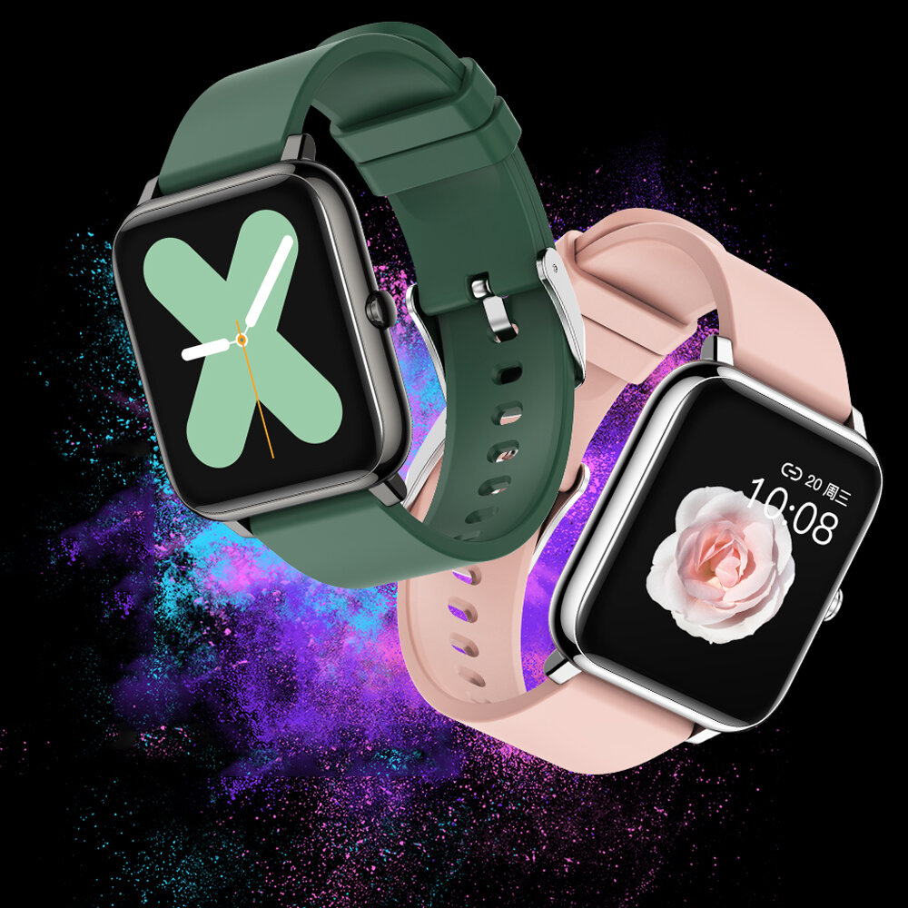 Rogbid Rowatch 1 Customized Watch Face Ultra Thin Wristband 24 Hours Heart Rate Monitor bluetooth Music Control Weather Forecast Smart Watch - Blue