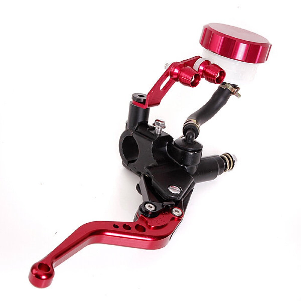 CNC Red Universal Motorcycle Brake Clutch Lever Master Cylinder - Right - Image 2