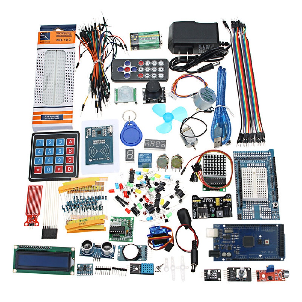Geekcreit Mega 2560 The Most Complete Ultimate Starter Kits For Arduino Mega2560 R3 Nano - products that work with official Arduino boards