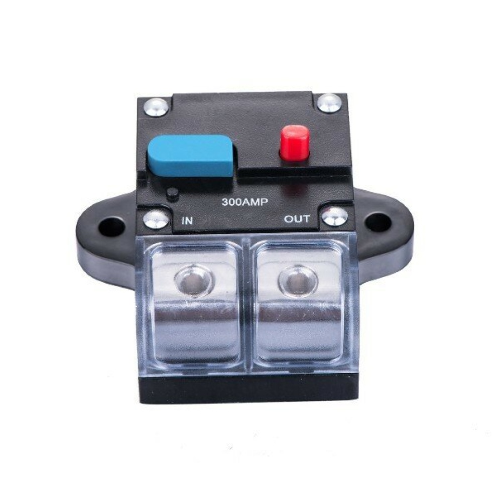 Self-recovery Circuit Breaker 80A 100A 150A 200A 250A 300A Car Audio Fuse Holder Switching Power Supply Manual Power-Off - 300A