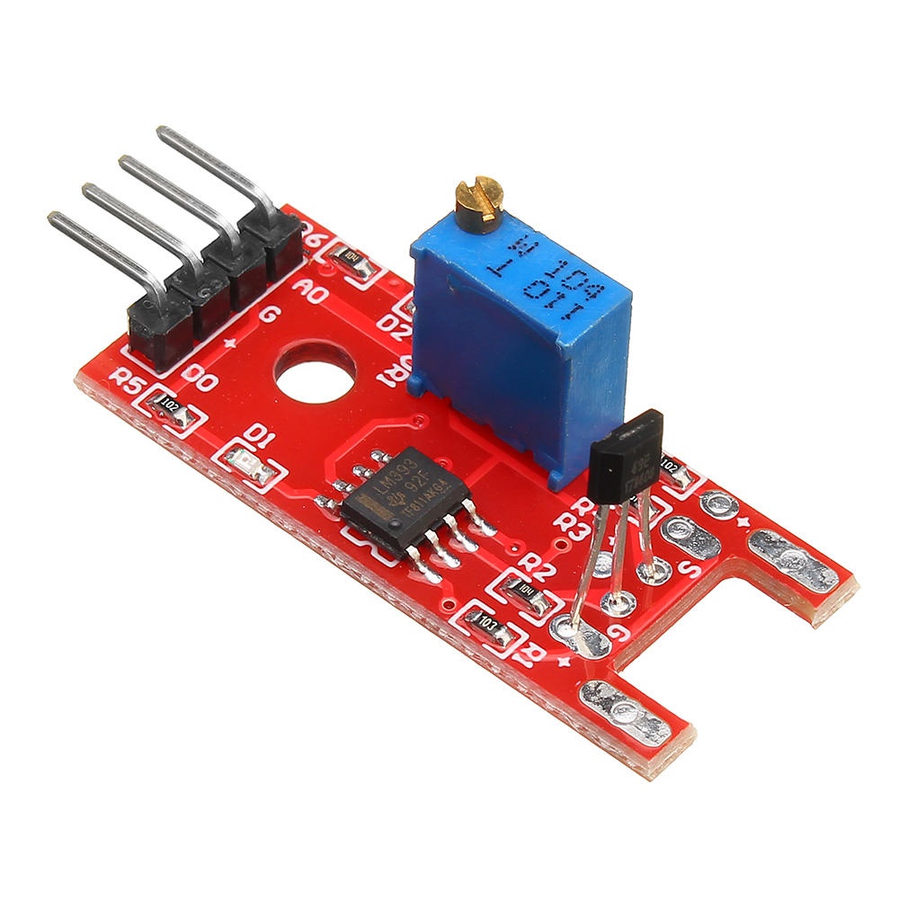 5pcs KY-024 4pin Linear Magnetic Switches Speed Counting Hall Sensor Module Geekcreit for Arduino - products that work with official Arduino boards - Image 2