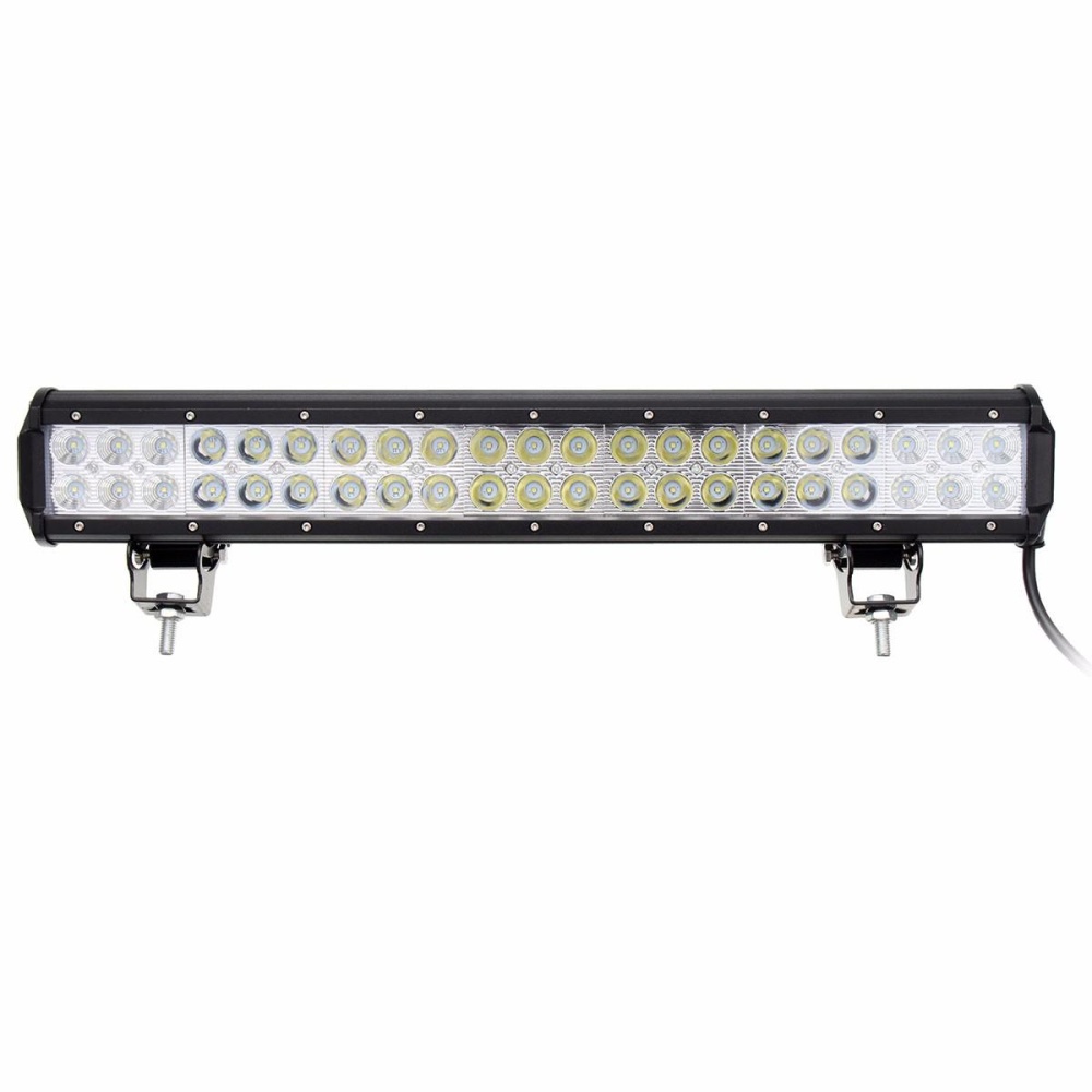 20Inch LED Work Driving Light Bars Spot Flood Combo Beam 126W for Jeep Off Road SUV ATV - Image 2