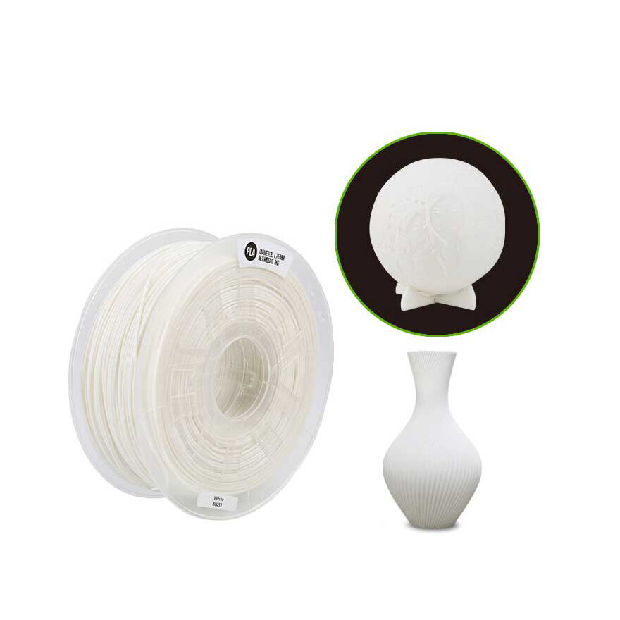 Creality 3D® White 1KG 1.75mm PLA Filament For 3D Printer - Image 2