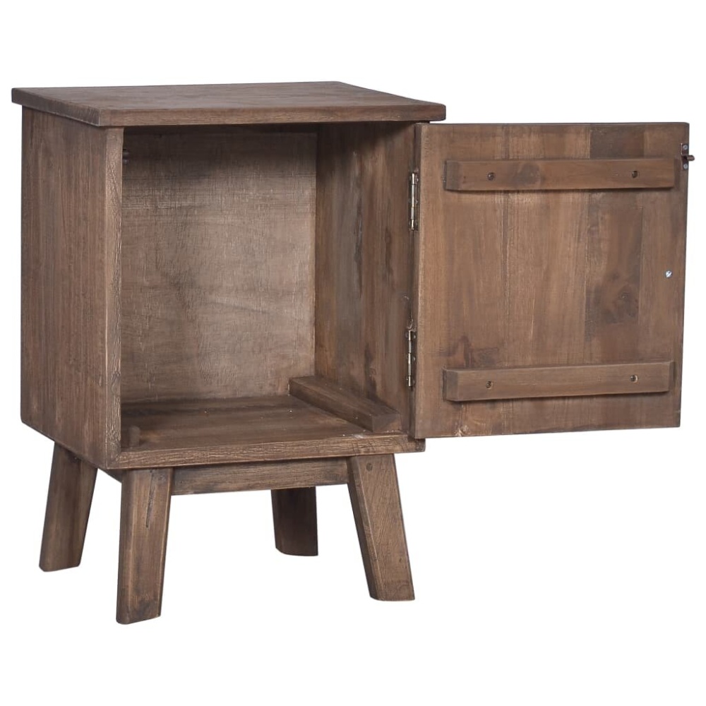 Bedside Cabinet 15.7"x11.8"x20.9" Solid Teak Wood - Image 2