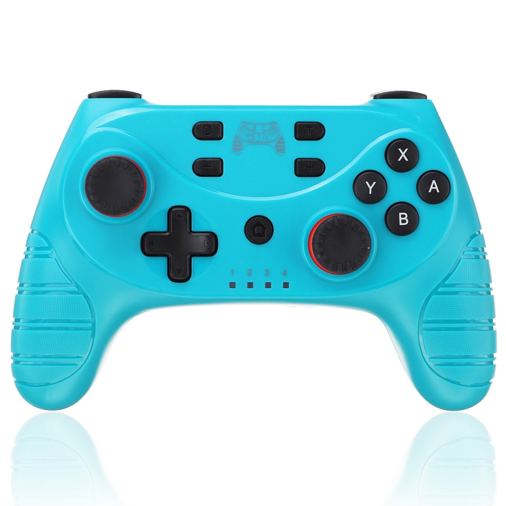 Wireless Bluetooth Switch Game Controller Gamepad with Gyro 6 Axis and Dual Vibration for Nintendo Switch/Switch Lite/PC - Yellow - Image 2