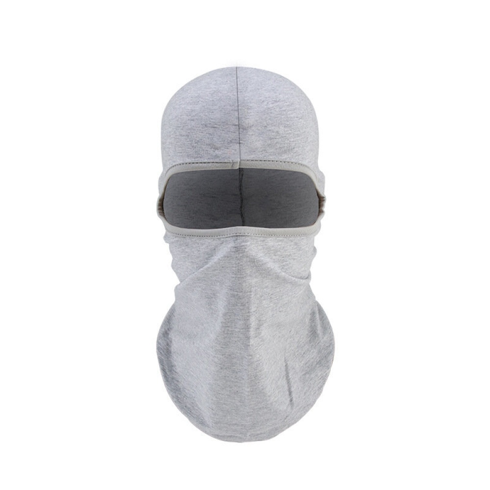 Motorcycle Scooter Breathable Cotton Riding Warm Full Face Mask Windproof 360° Protection - White