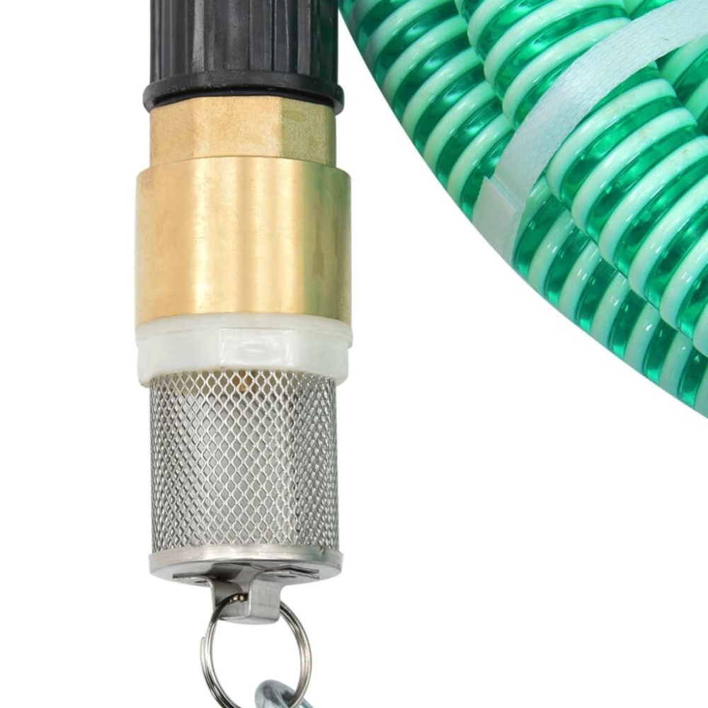 Suction hose with brass couplings 3 m 25 mm green - Image 2