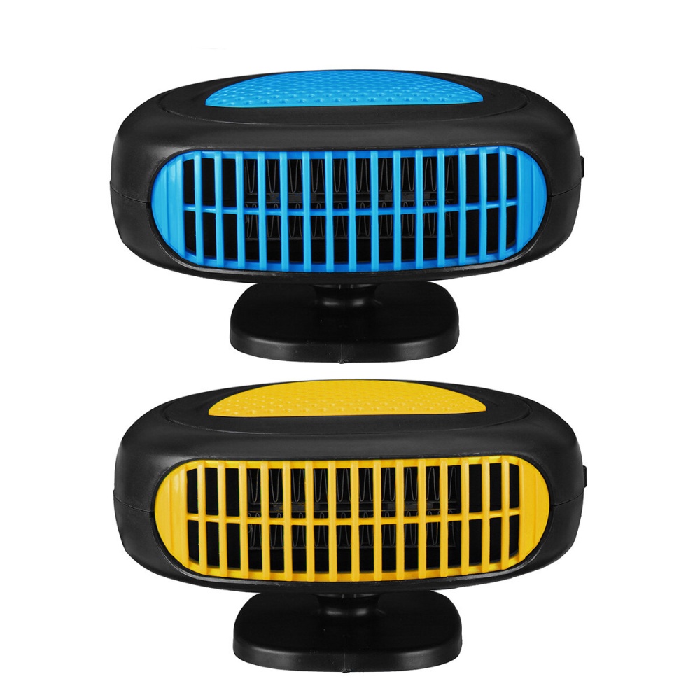 Portable 12/24V Electric Car Heater DC Heating Fan Defogger Defroster Demister - Blue 24V - Image 2