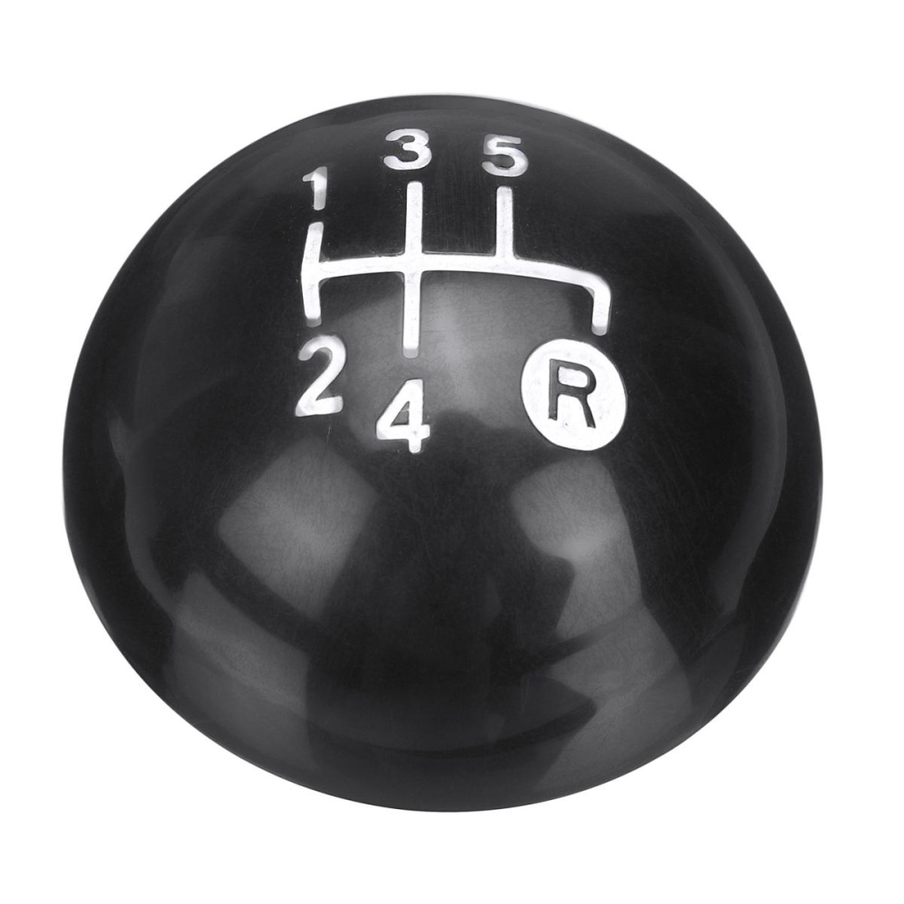 5 Speed Gear Shift Knob Cover Black Plastic For Fiat 500 500c 2012-2013 - Image 2