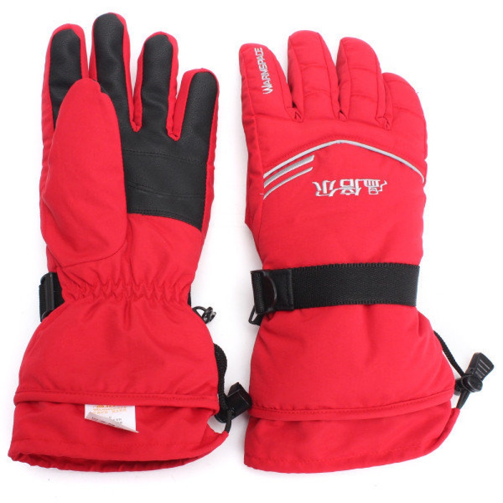 3.7V 2000MA 45° Electric Heated Warmer Gloves Motorcycle Motor Bike Outdoor Skiing Climbing Red M XL - M - Image 2