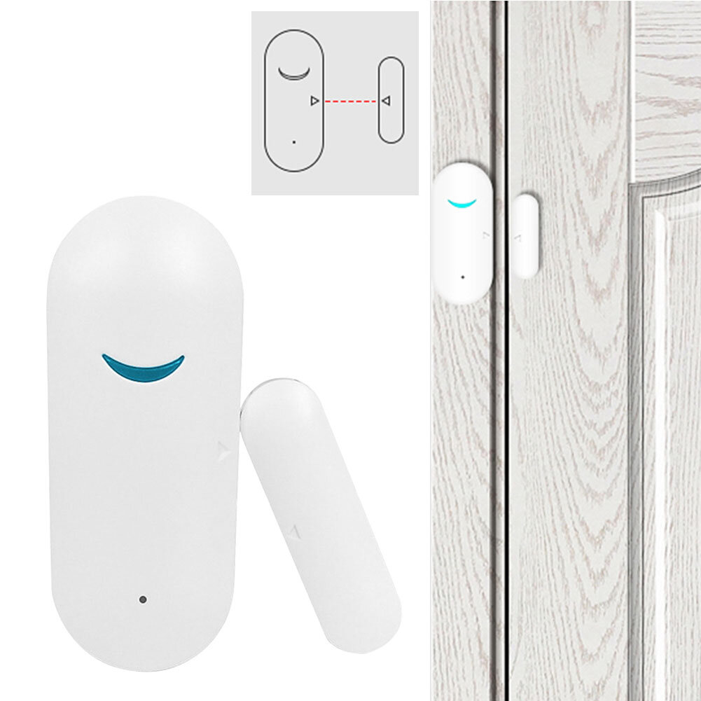 Easy Install Push Notification Office Guard Door Sensor Alarm Anti Theft Home Security Open Closed Detector Smart WIFI Tuya APP