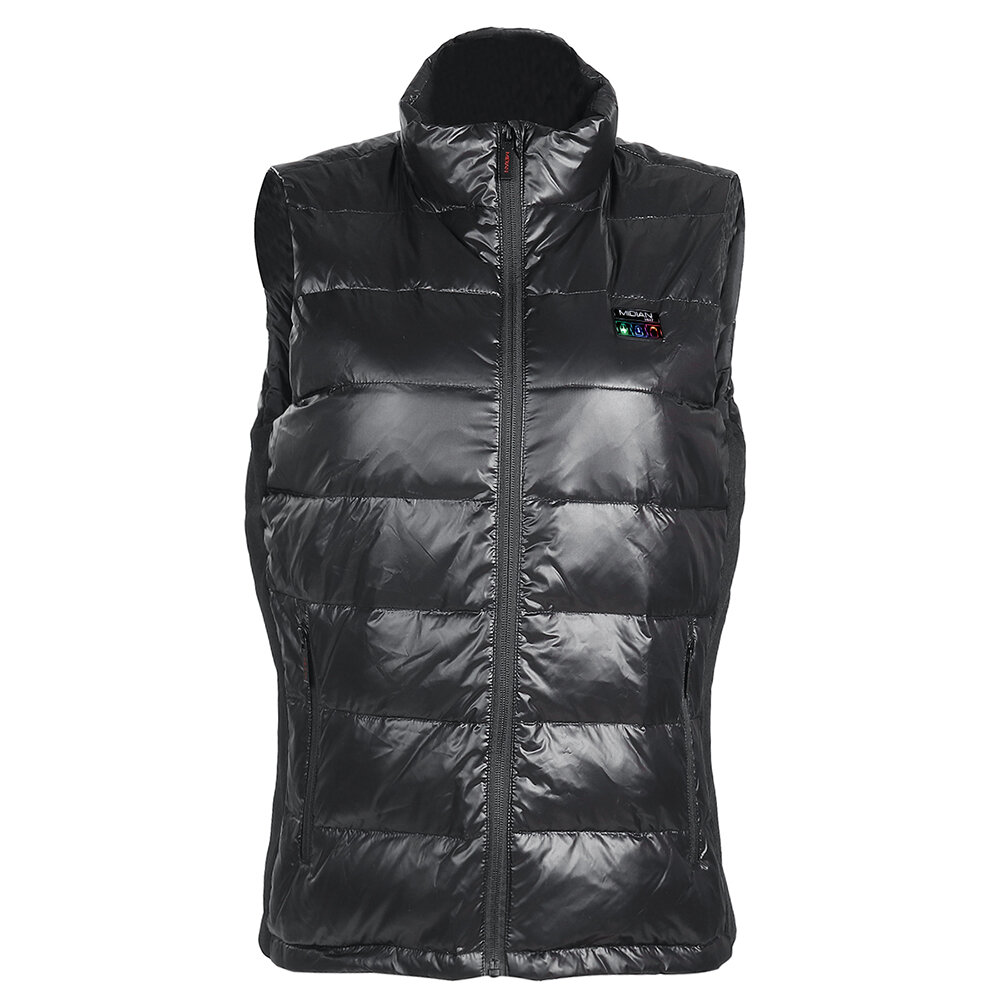 MIDIAN 13 Heating Zones Down Jacket Vest Warm Winter Men Women Electric USB Jacket Heated Thermal Coat - L - Image 2