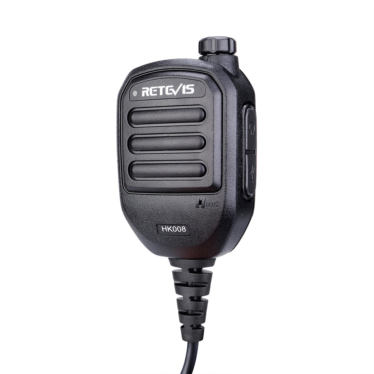RETEVIS New HK008 2-Pin Plug Handheld Microphone Speaker with Adjustable Volume Knob - Image 2