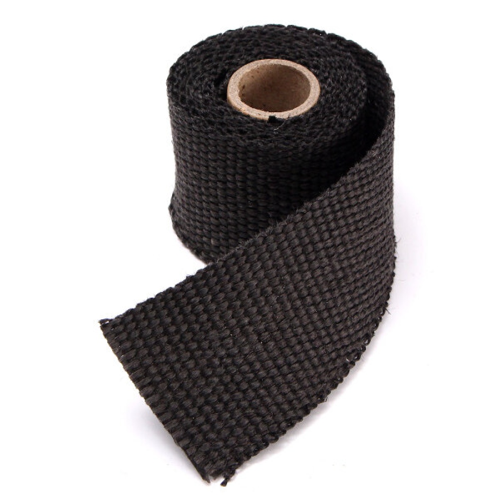 1.5M Exhaust Header Pipe Heat Wrap Manifold Turbo Shields Insulation Roll Tape Motorcycle - Grey - Image 2