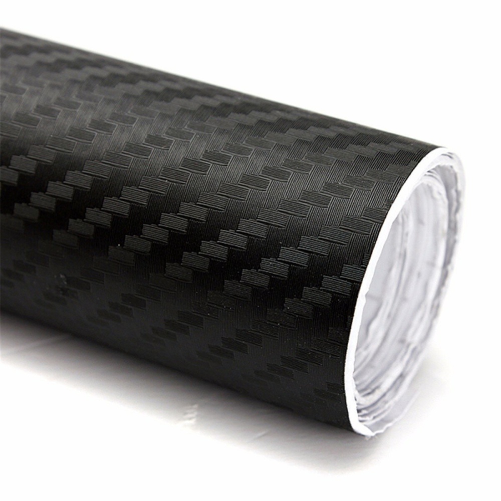 152x60cm 4D Carbon Fiber Vinyl Wrap Sheet Sticker Decoration Film Black for Car Motor Forniture 3C - Image 2