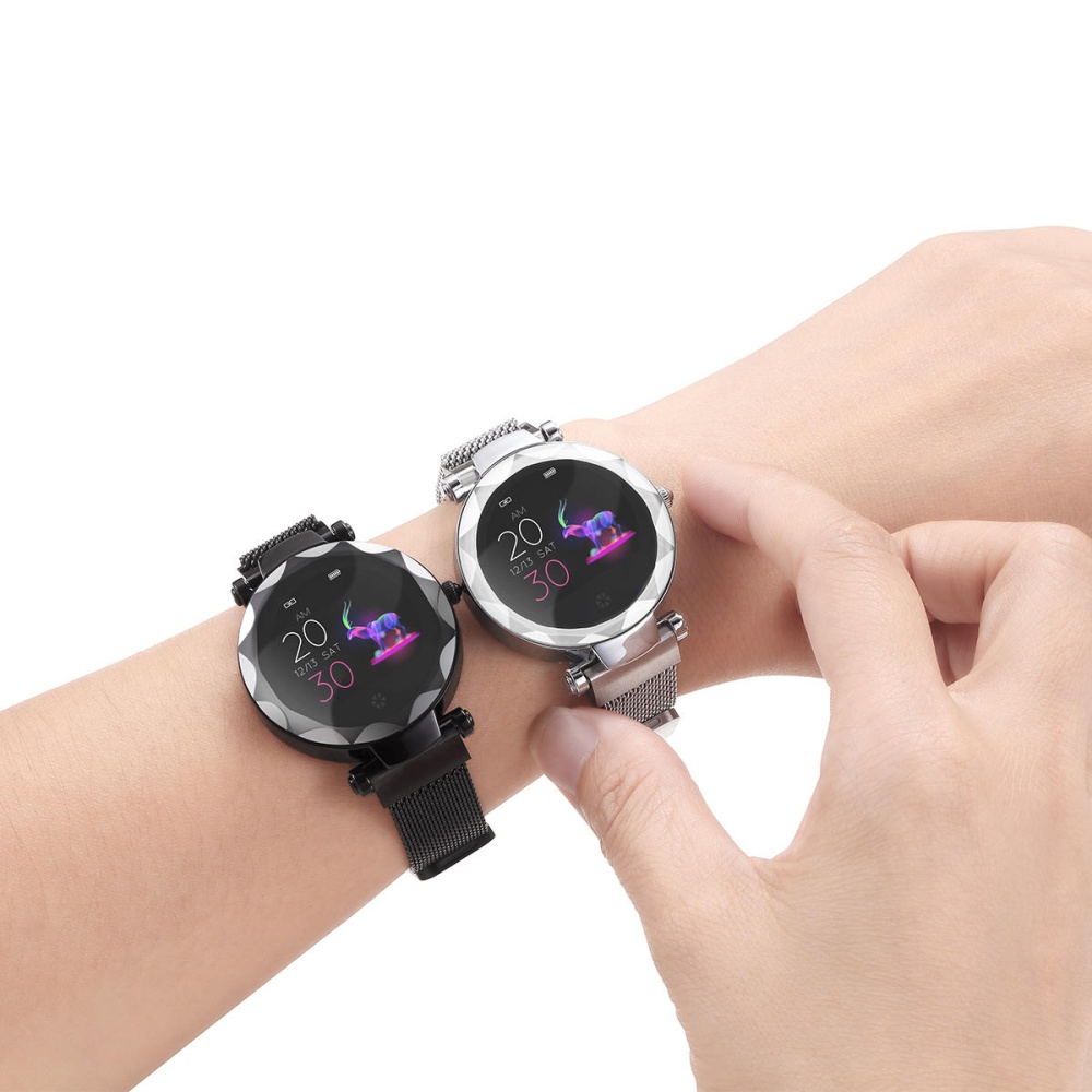 Bakeey HI18 Physiological Period 24-hour HR PPG Monitor IP68 Information Push Fashion Female Smart Watch - 2 - Image 2