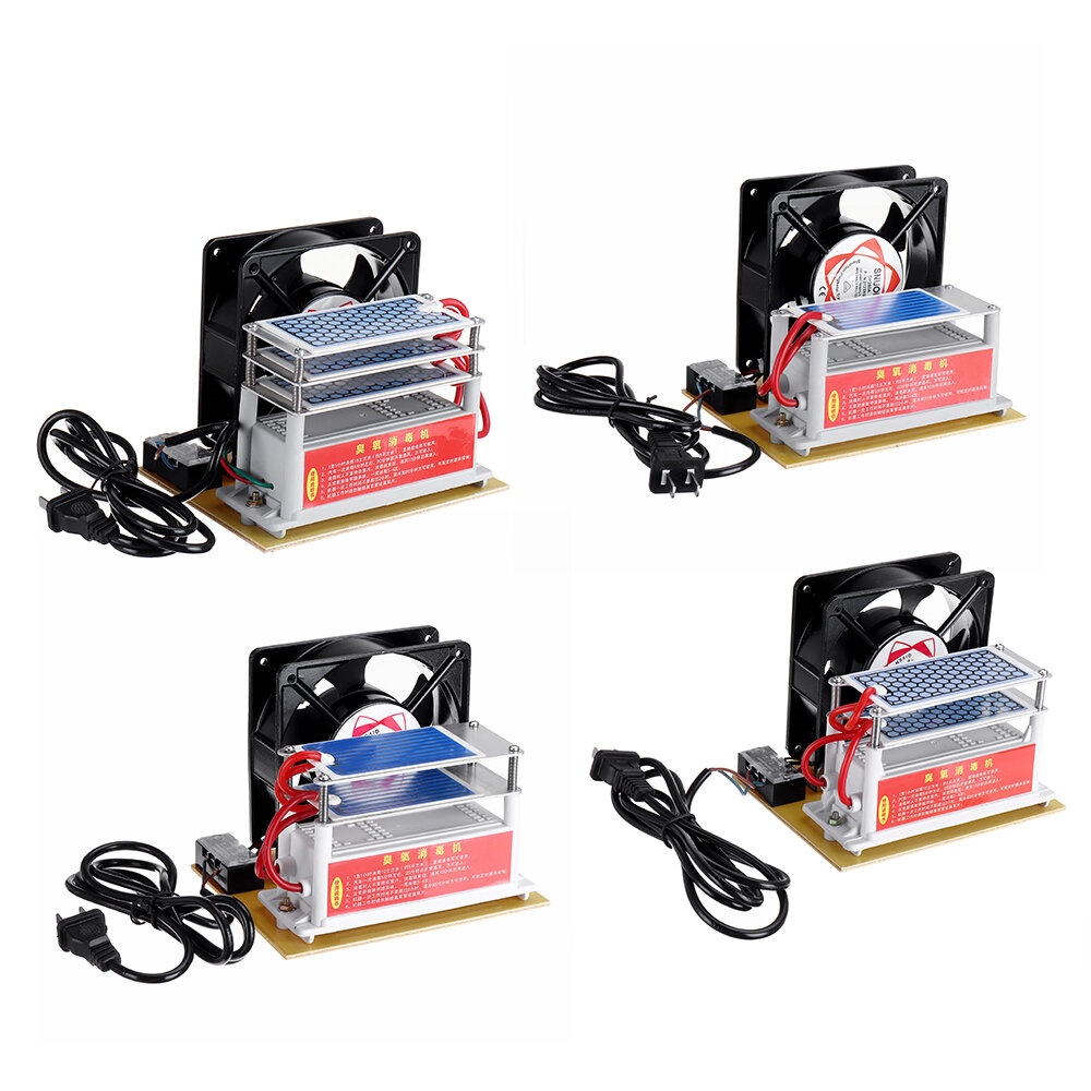 AC220 Ozone Generator (3.5g 7g 10g 15g) Integrated Ozone Generator with Fan Machine - 10g