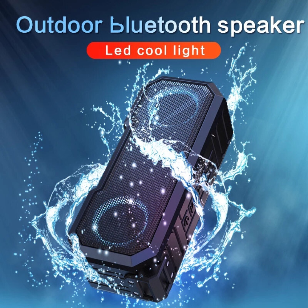 Bakeey X8 bluetooth Speaker Subwoofer Stereo HIFI 52MM Dual Drivers 16W FM Radio TF Card AUX-In Soundbar 3000mAh Power Bank IPX7 Wterproof Luminous P - Image 2