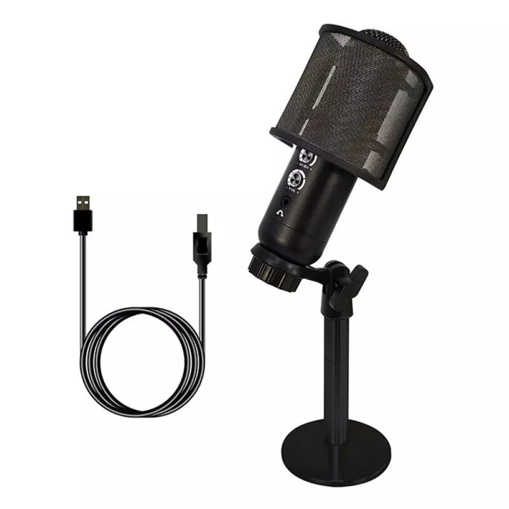 Bakeey U730 Professional USB Microphone With bluetooth Function Audio Condenser for Live Streaming Computer Recording Online Teaching Desktop Mic - B